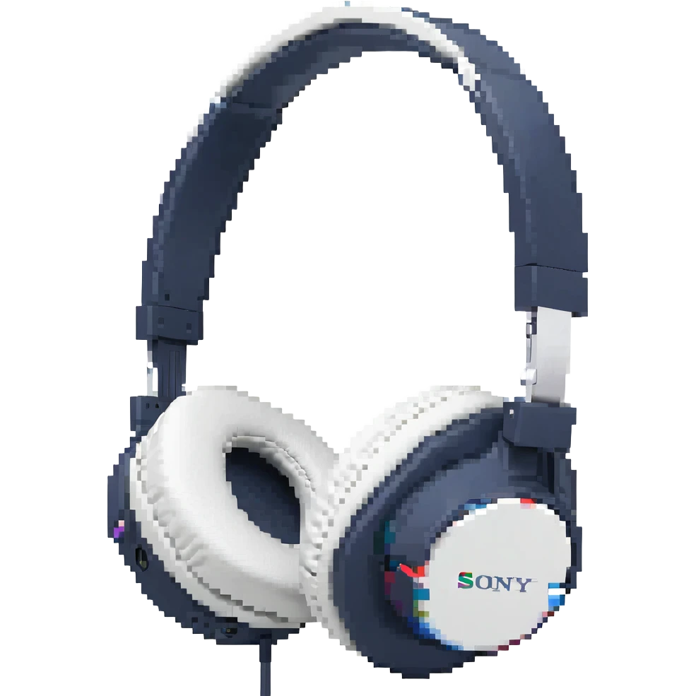 полноразмерные наушники Sony белые, no background emoji