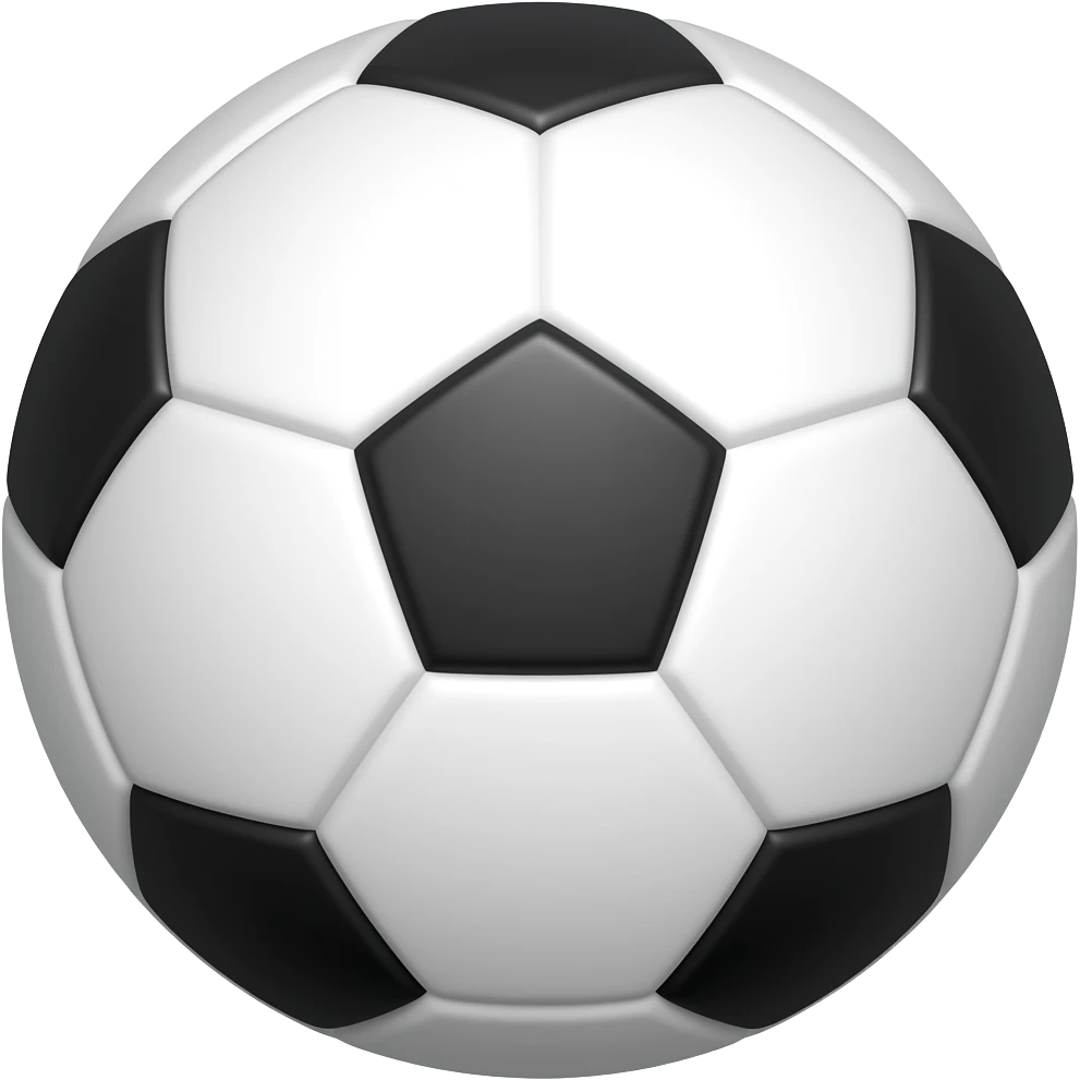 Soccer ball on a fish hook emoji