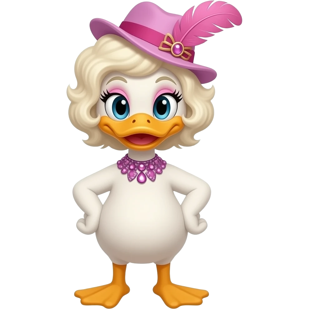 Joan Rivers as a duck emoji