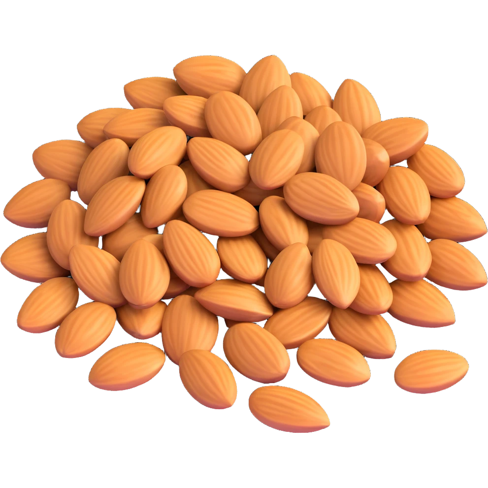 almonds in a pile emoji