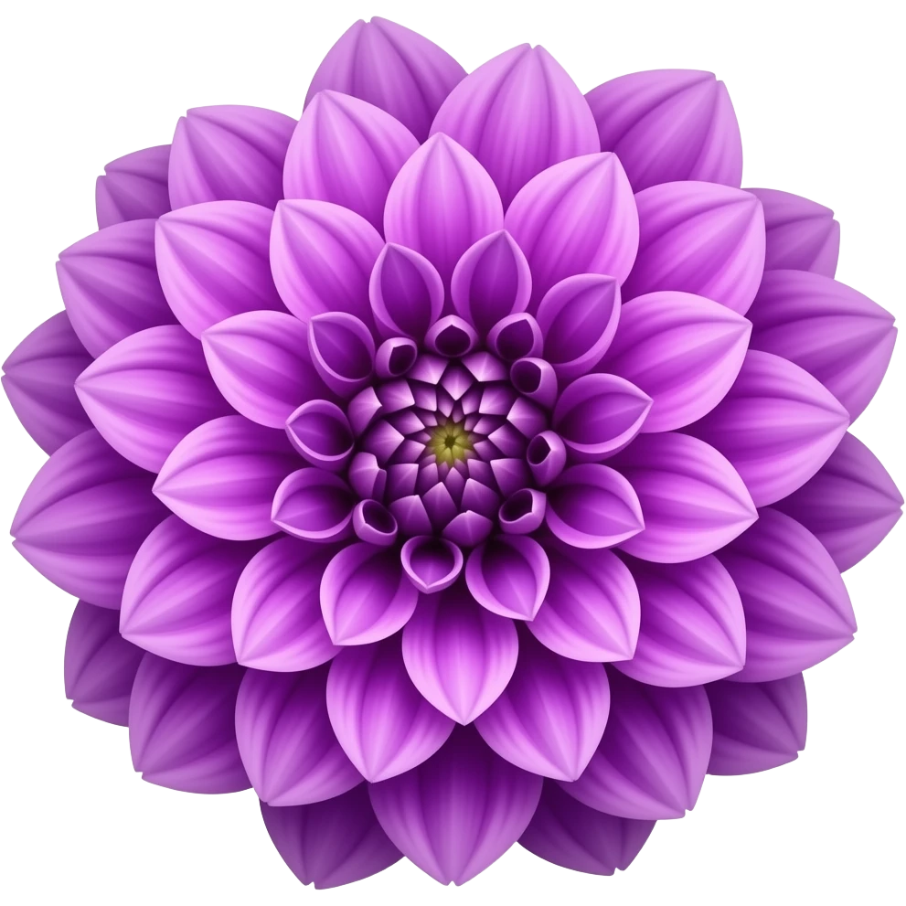 Purple dahlia emoji