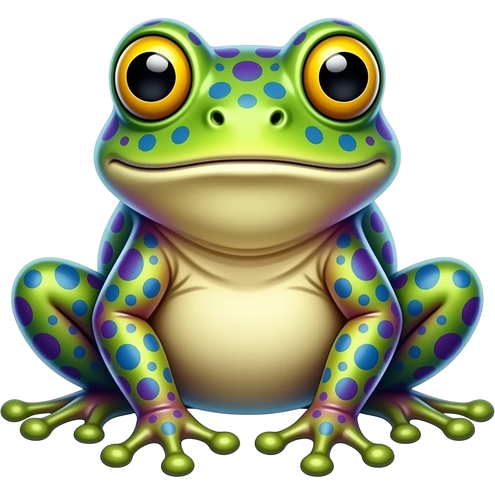 Bunter LSD Frosch emoji