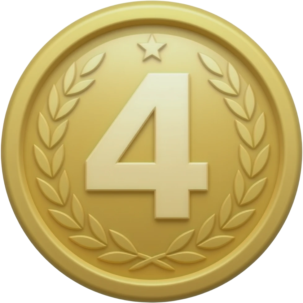 4th Place Medal emoji