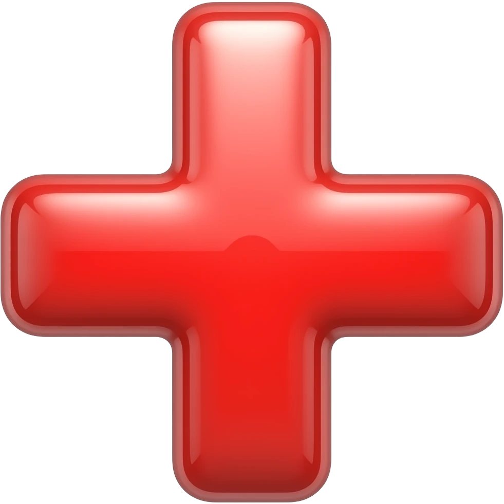Red Cross emoji