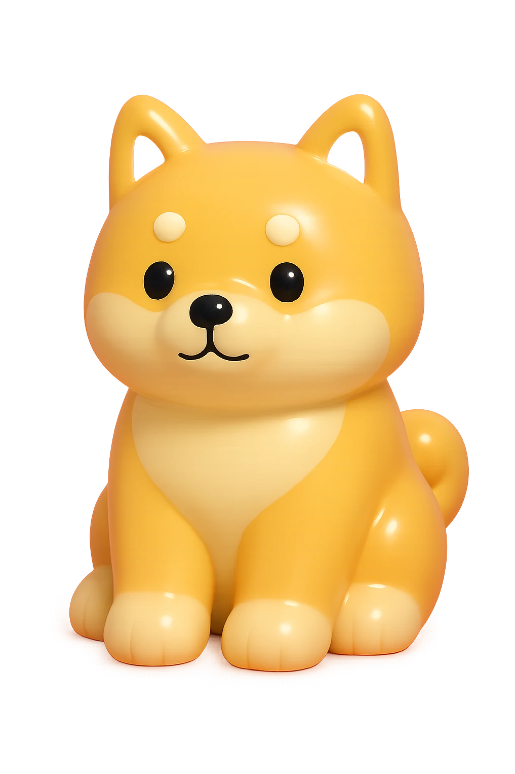 shiba inu, sitting emoji