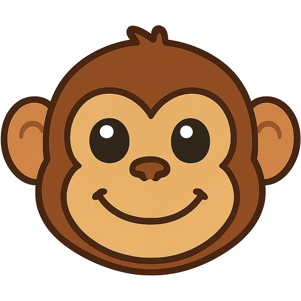 A monkey emoji emoji