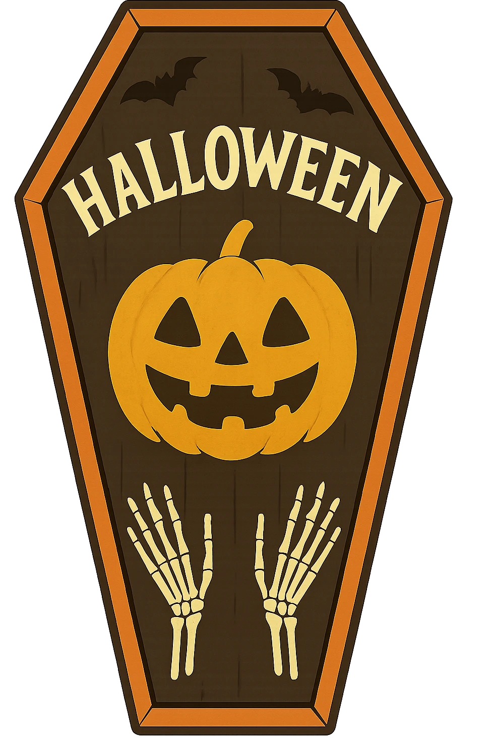 Halloween coffin, remove background emoji