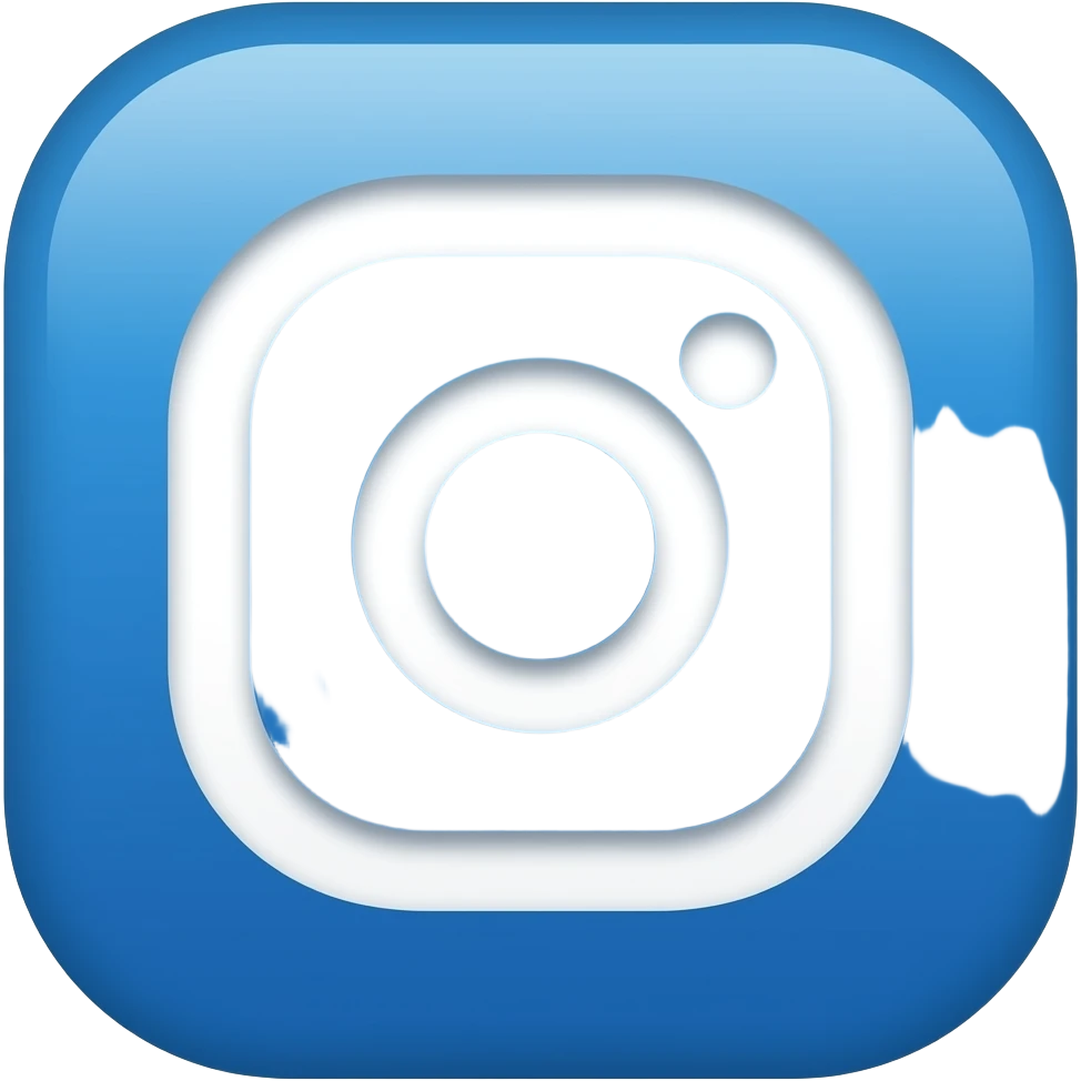 علامة توثيق انسجرام زرقاء emoji