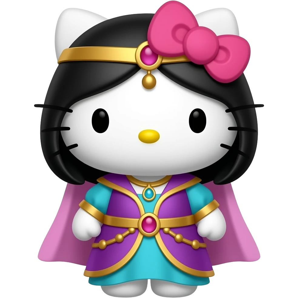 hello kitty disfrazado de sherezada emoji