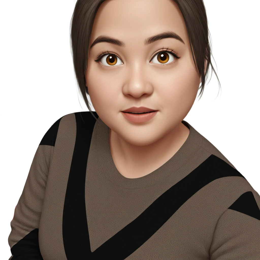 realistic portrait of girl emoji