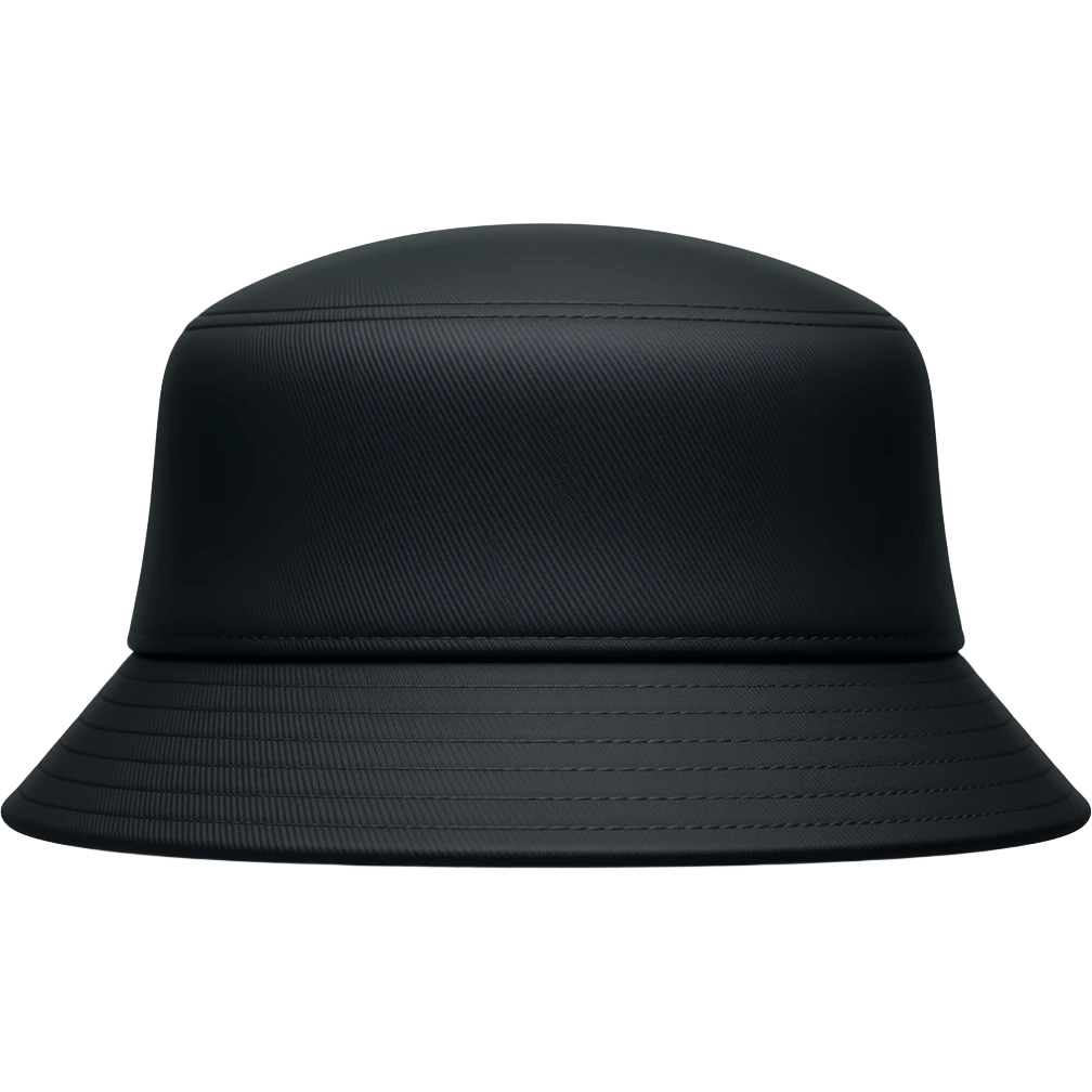 A black stylish flat Brixton fashion Greek fisherman’s cap newsboy’s cap, separated emoji