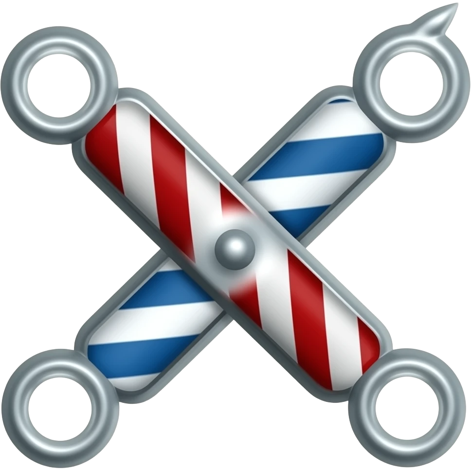 Hair cutting logo boys age 17 emoji