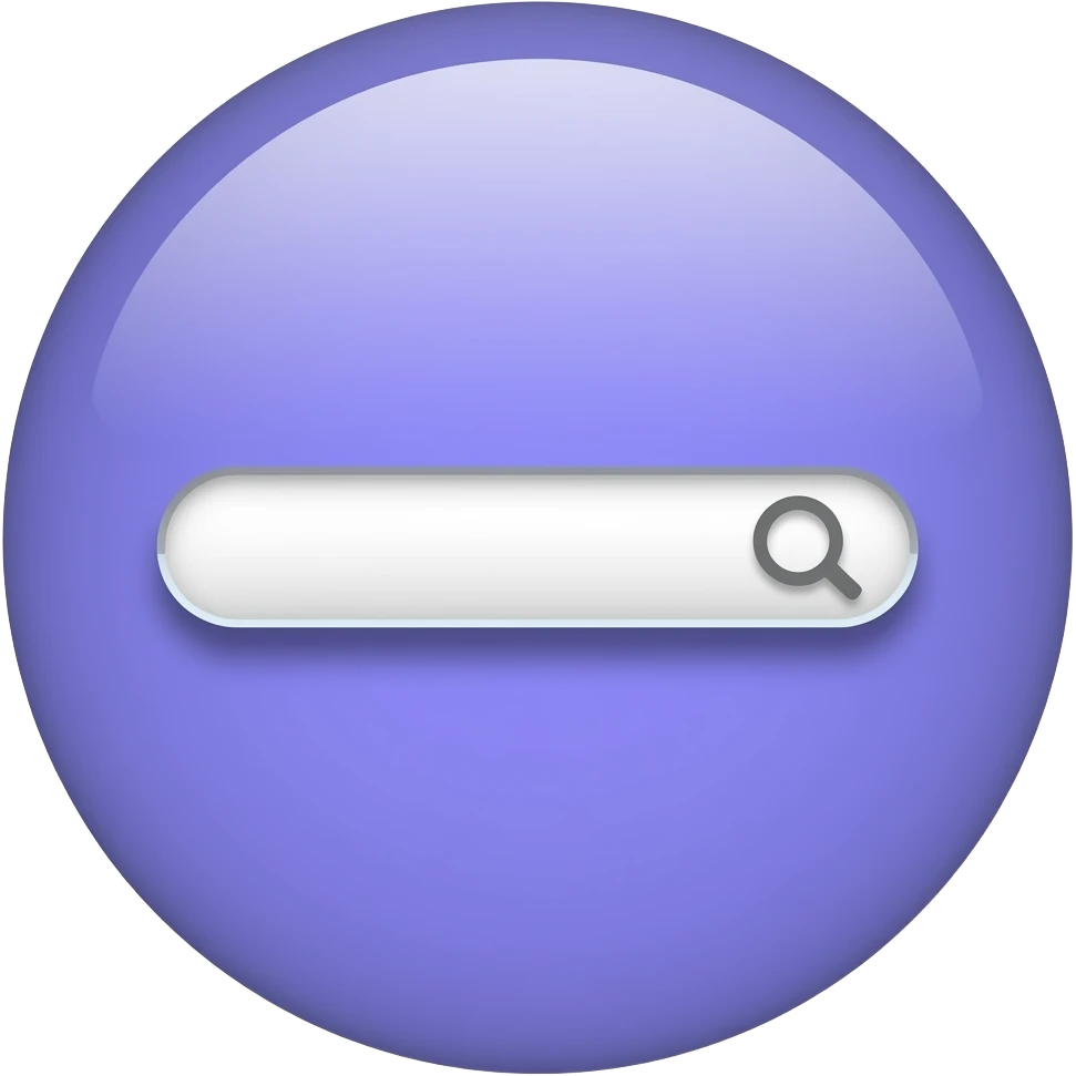 purple search bar emoji