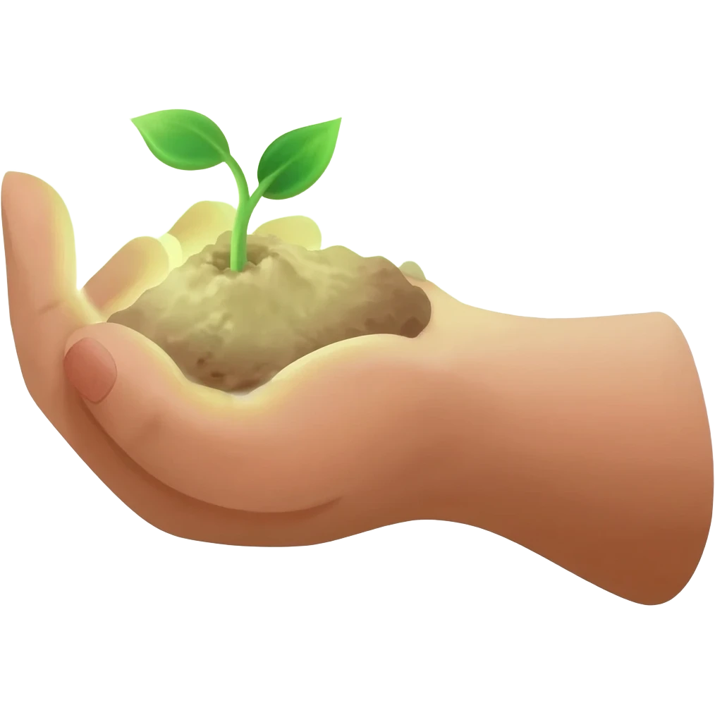 hand magic spell grow emoji