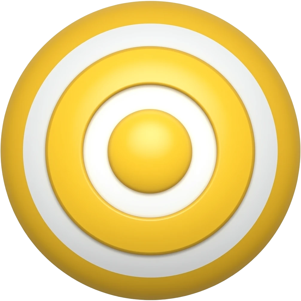 Target amarelo emoji