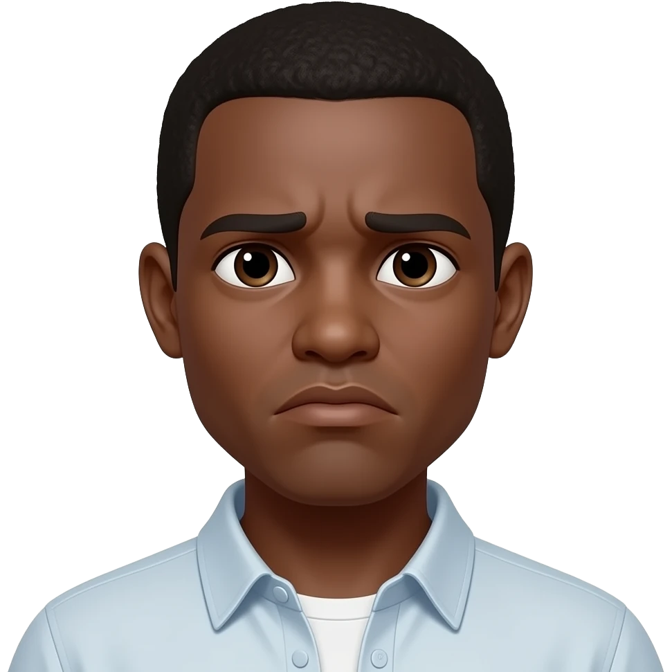 Black man’s I don’t believe you emoji