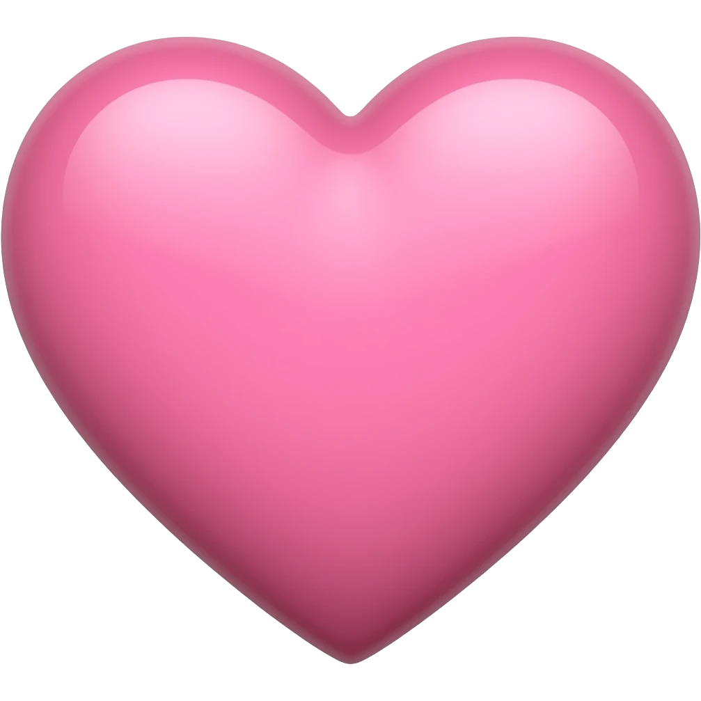 Pink heart emoji