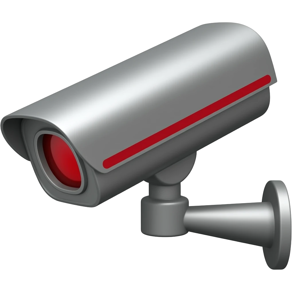 CCTV black and red emoji