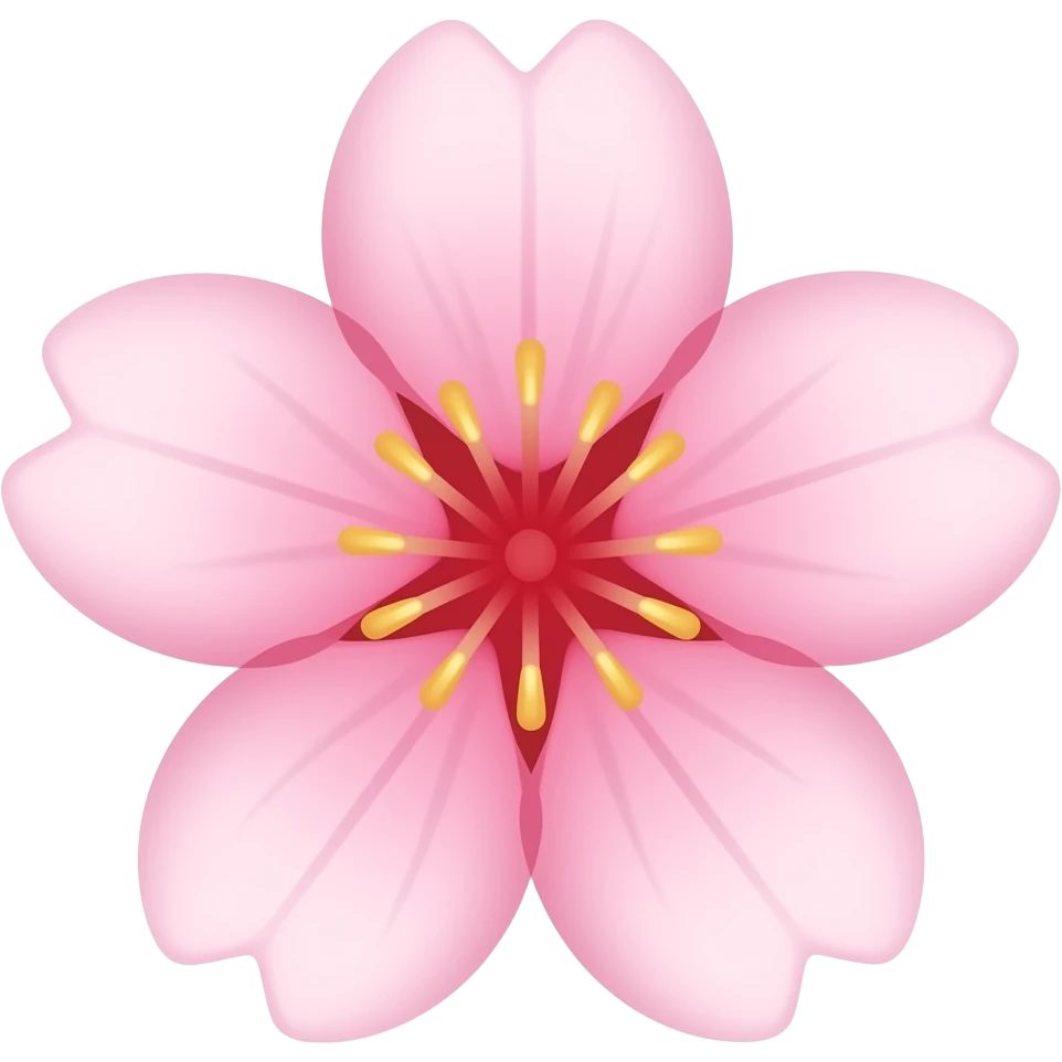 cherry blossom petal emoji