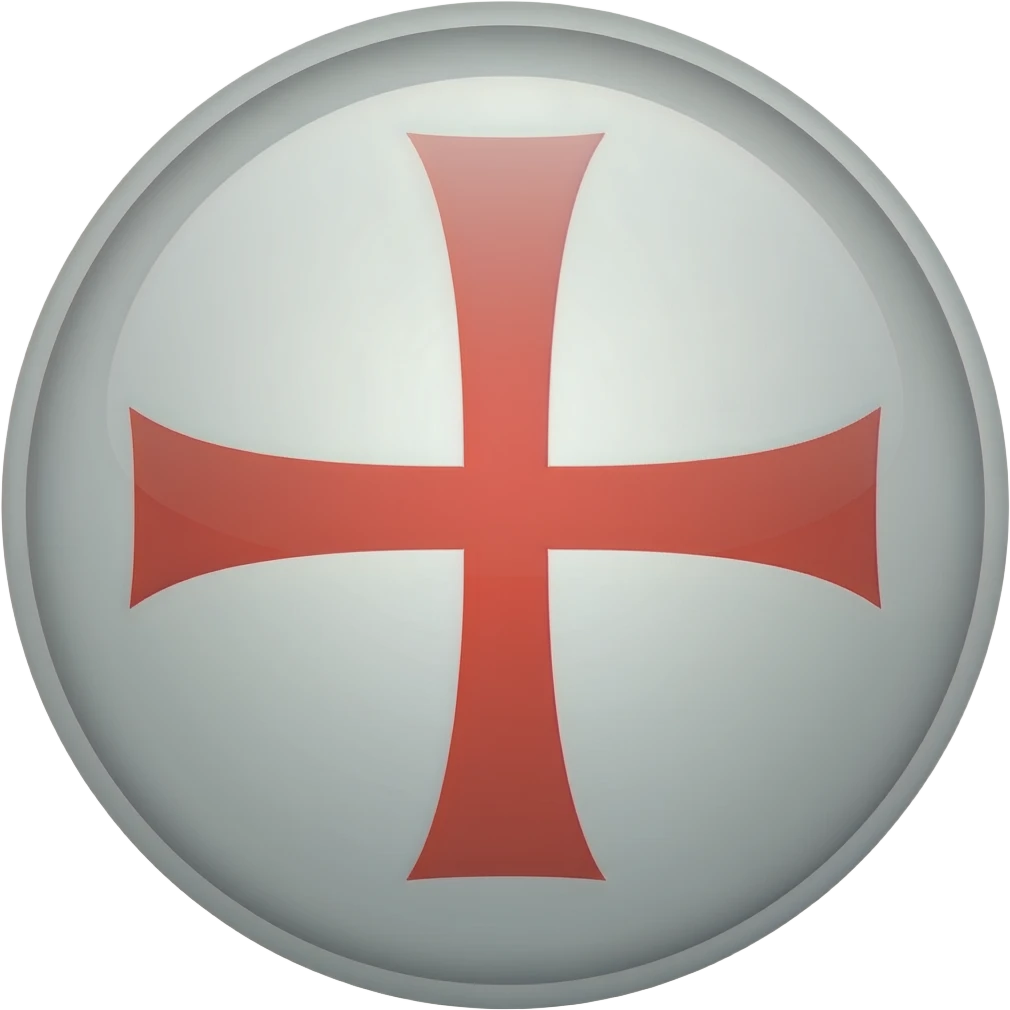White templar cross emoji