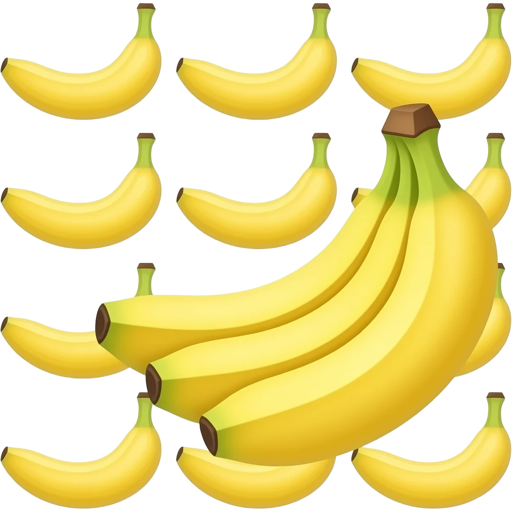10 Bananas emoji