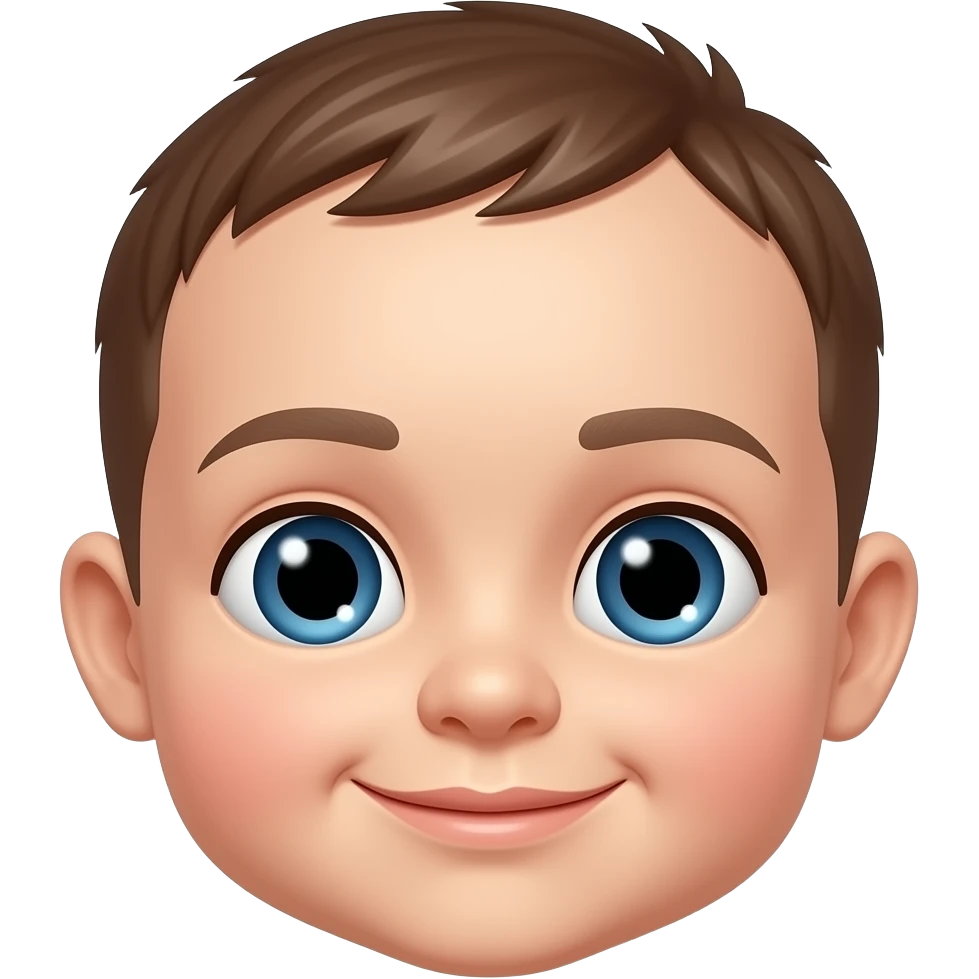 МАЛЫШ ЛИЦО КОНТУР emoji