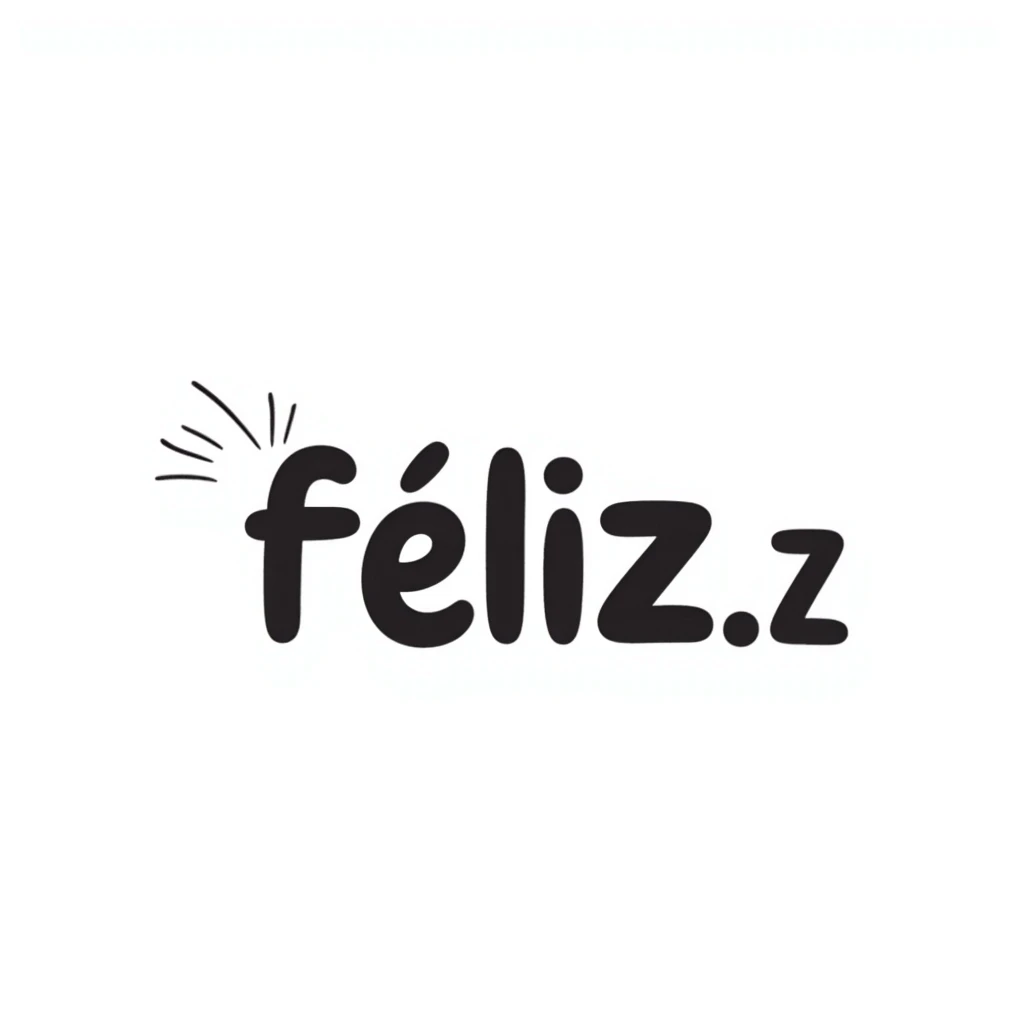 word 'feliz' with smiling accents emoji