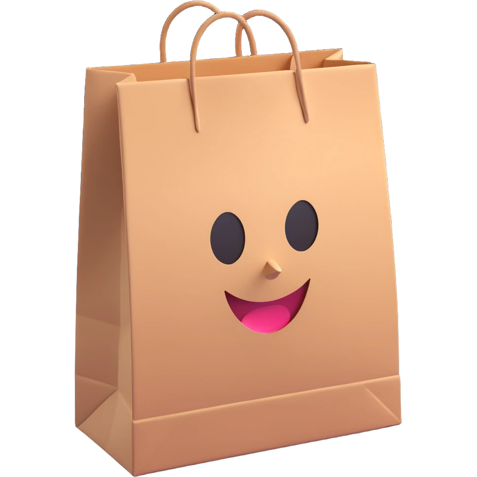 head inside a paper bag emoji