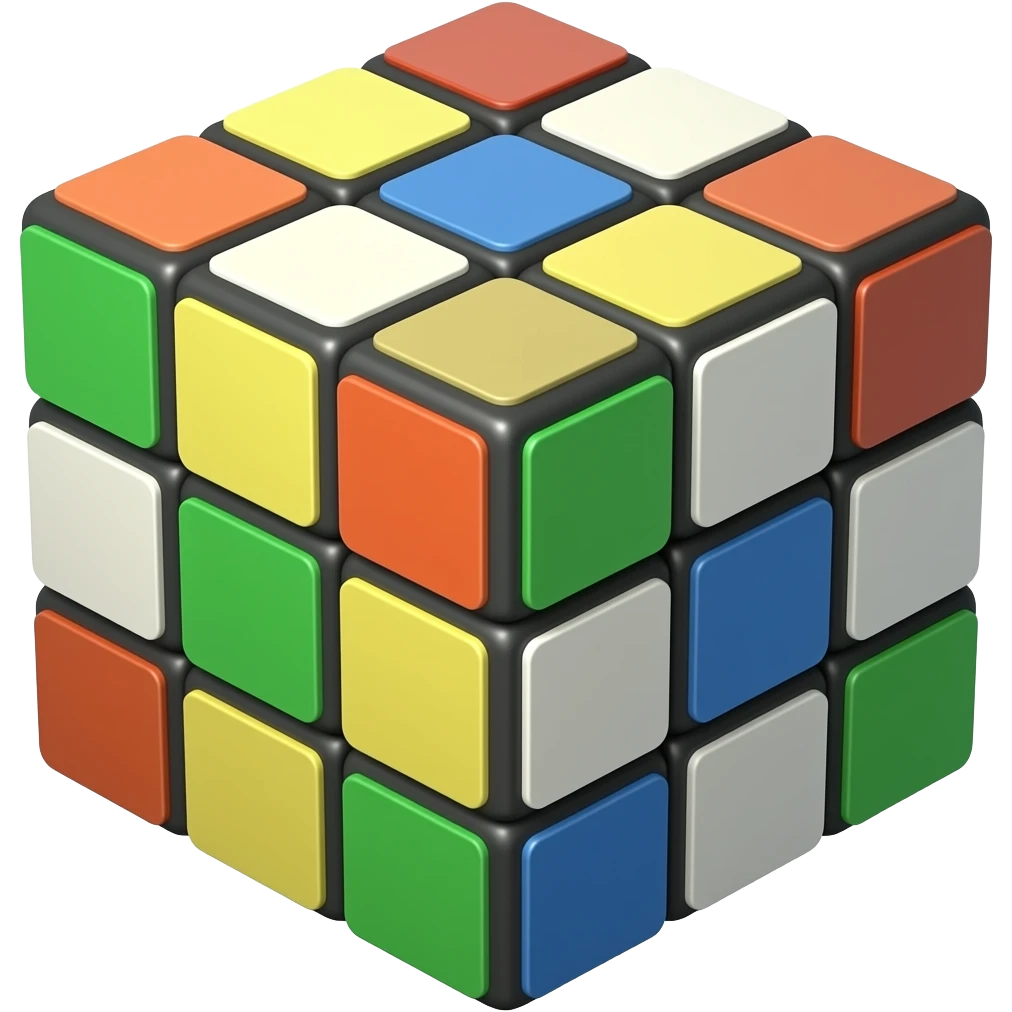Rubik's cube emoji
