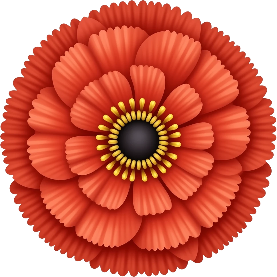 Red flower carnation emoji