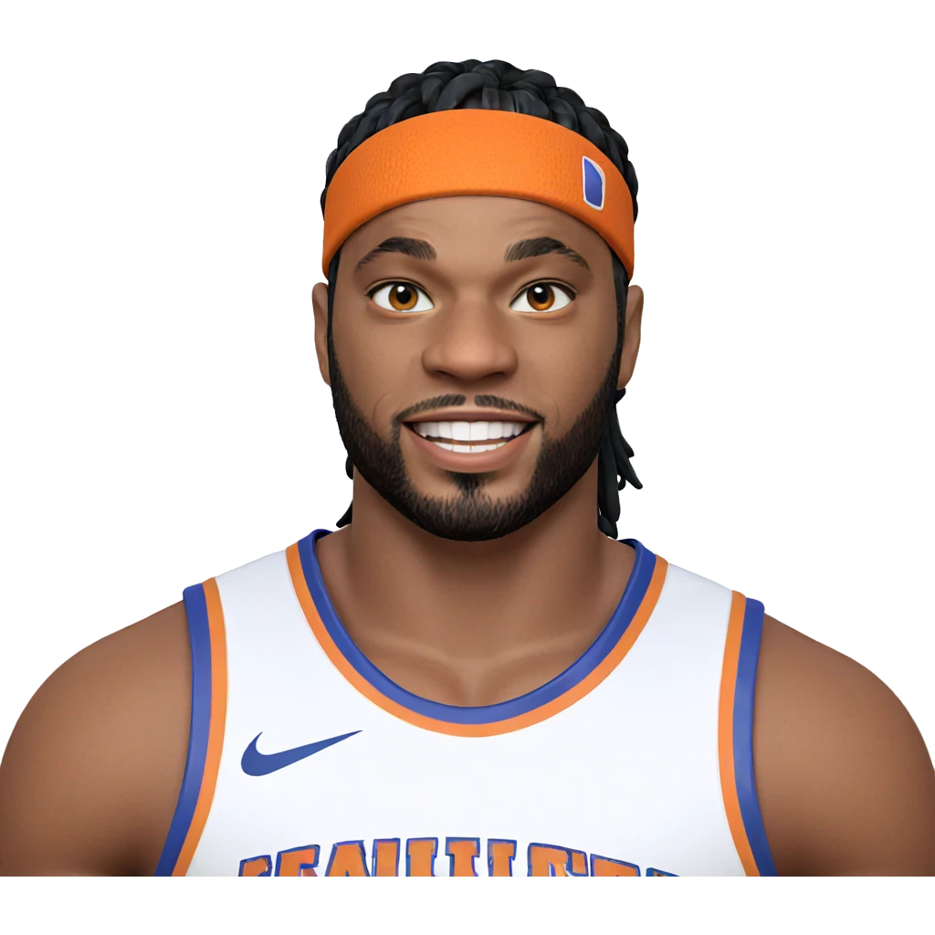 smiling boy in basketball uniform emoji