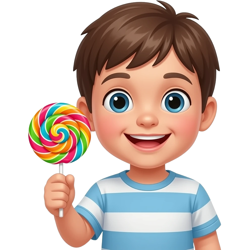 The sun laughed, the birds sang in the sky,
Life for a sweet tooth is sweeter than caramel,
The candies crunch loudly and loudly. emoji