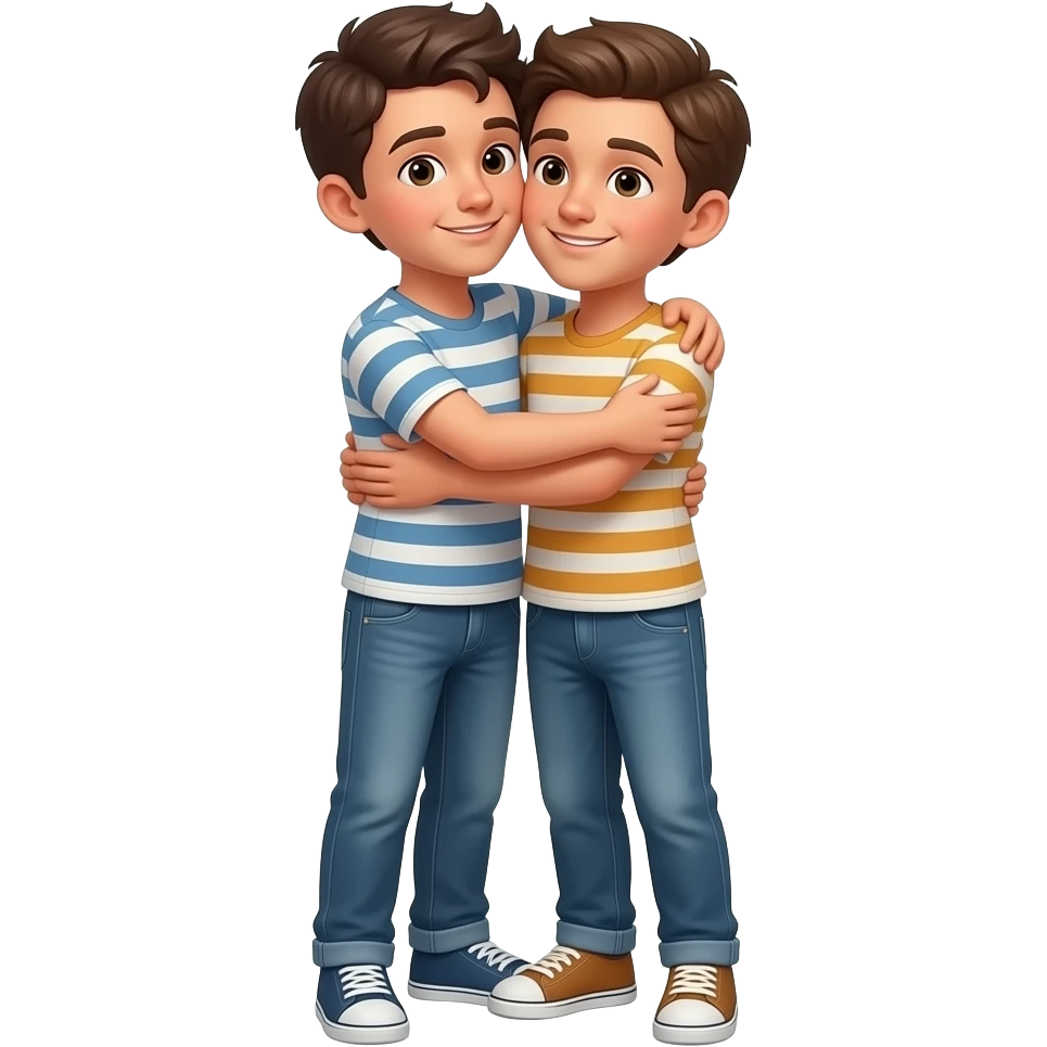 brother hug emoji