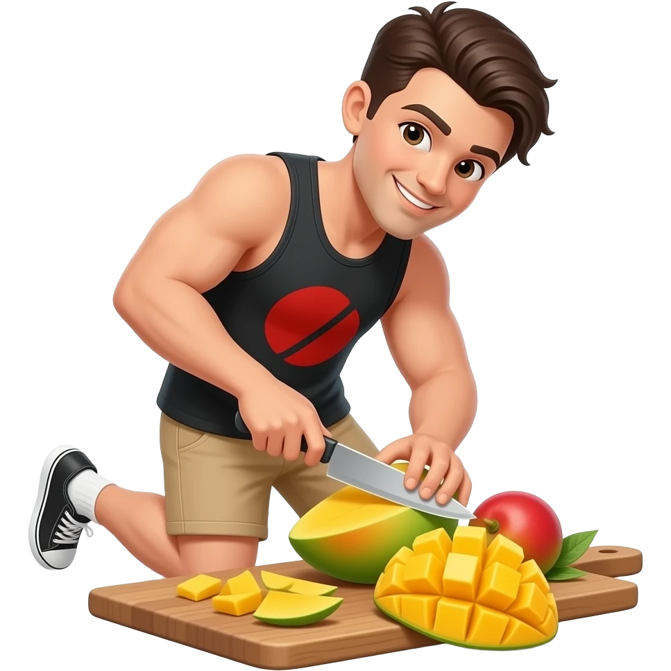 Mango dance and cut emoji