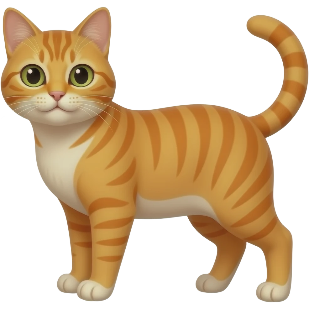 orange cat writer emoji