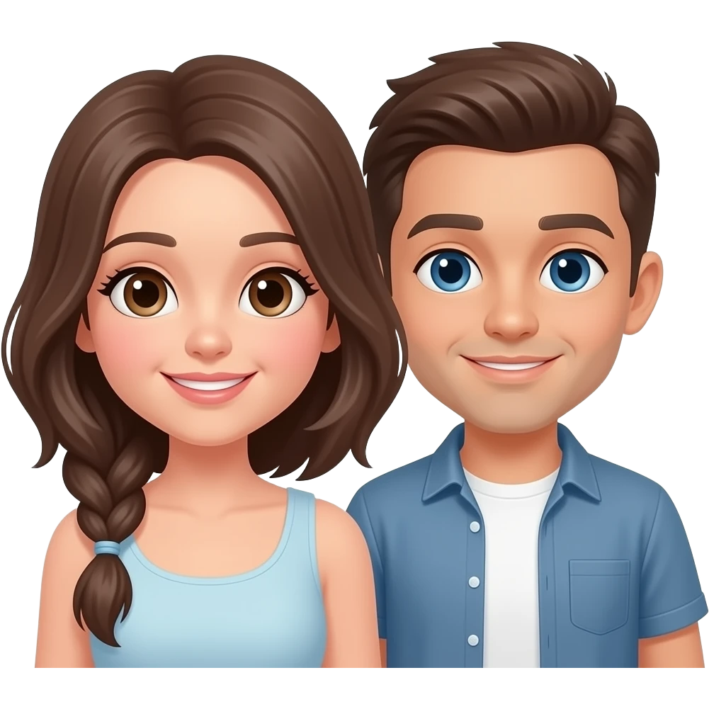 young couple emoji