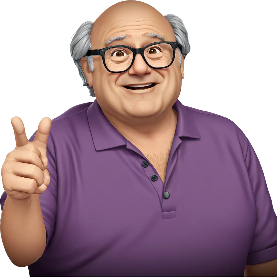 smiling old man with glasses emoji