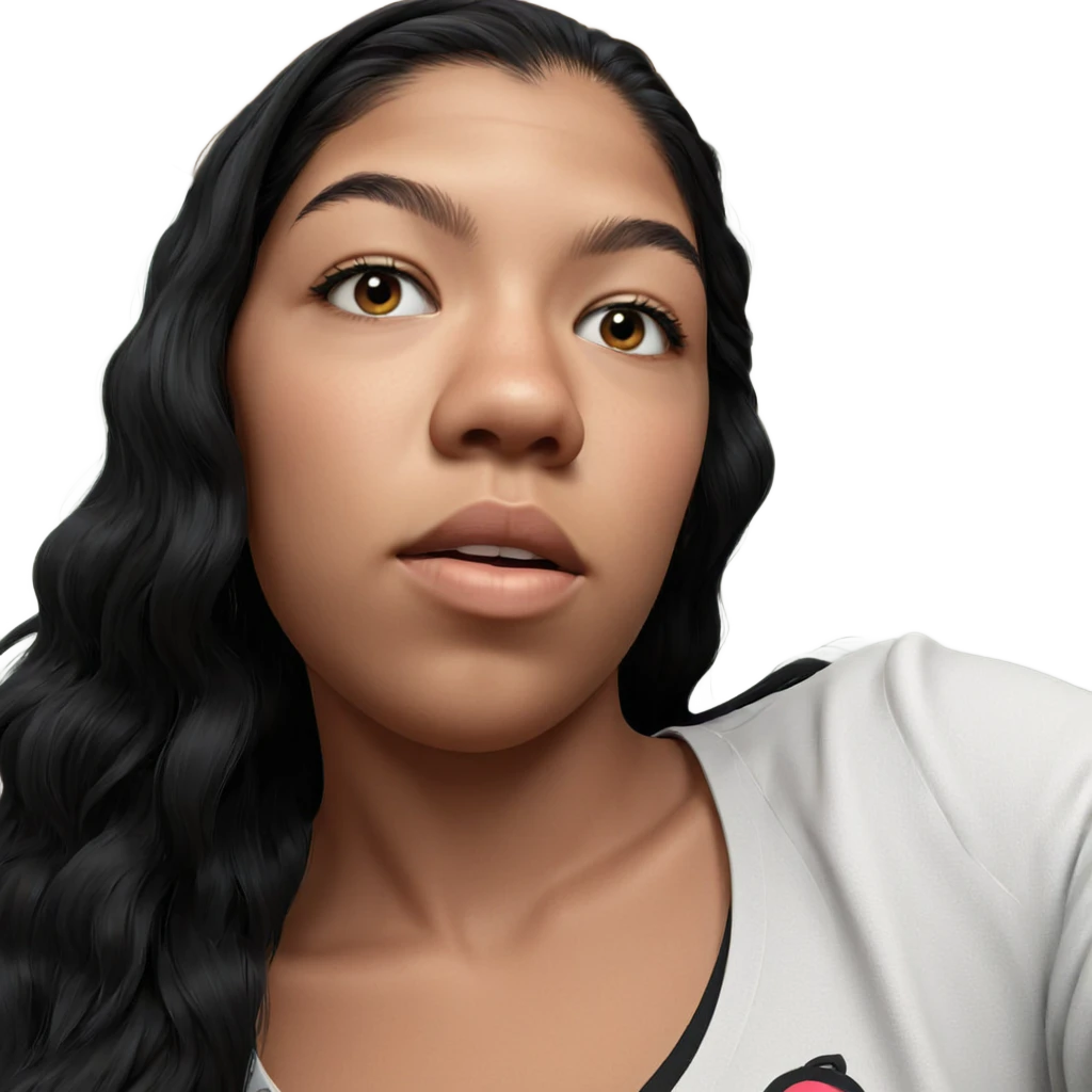 girls with long black hair emoji