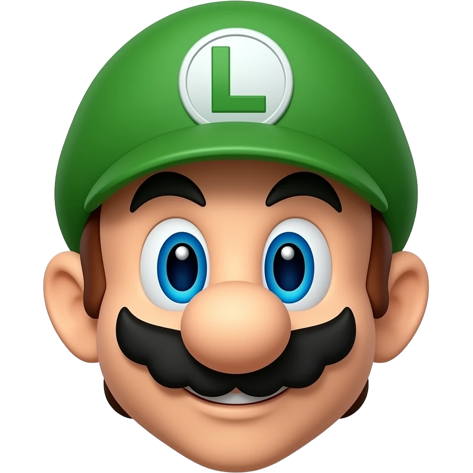 Super Luigi head emoji