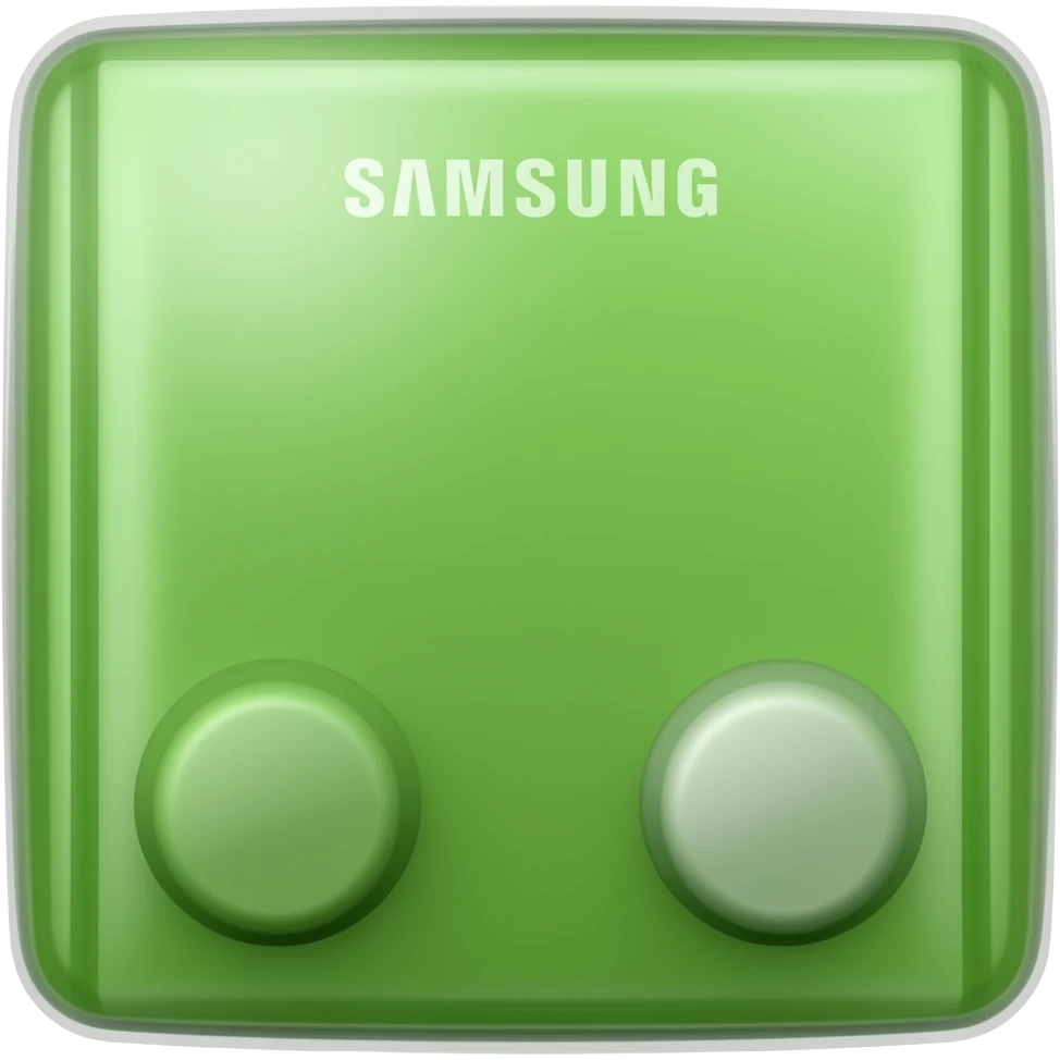 Samsung verde emoji