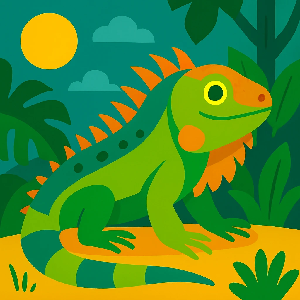 Iguana emoji