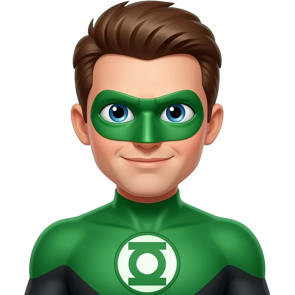 Create an emoji of green lantern emoji