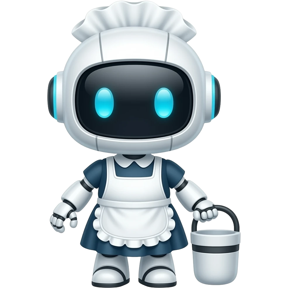 귀여운 로봇 집사 emoji