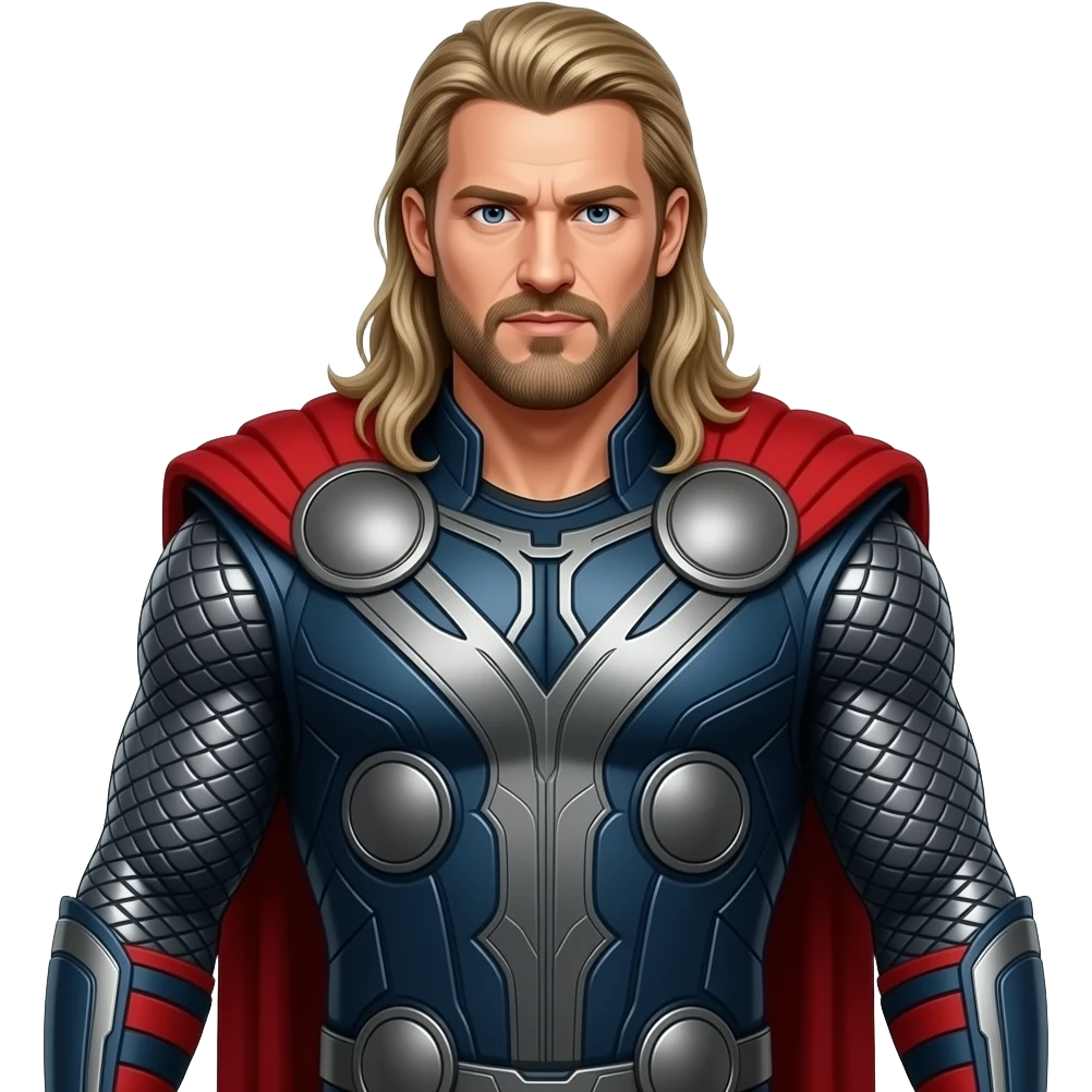 Thor Avenger full body realistic emoji
