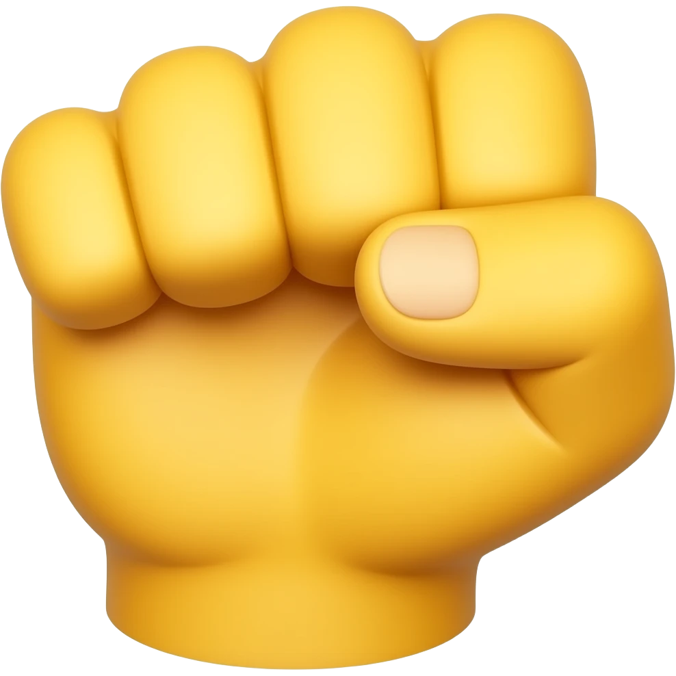 Yellow emoji punch emoji