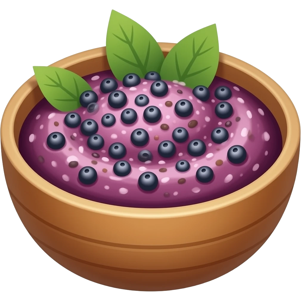 Acai bowl emoji