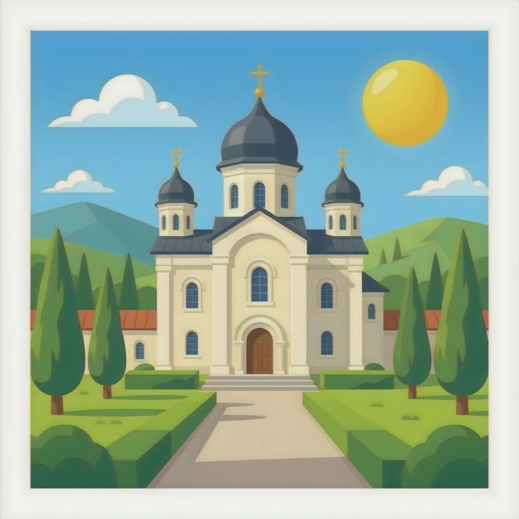 monastery emoji ios emoji