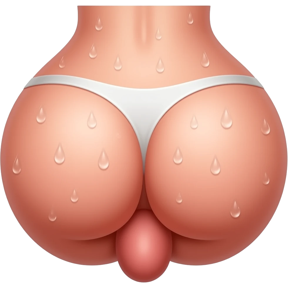 a pic of a wet cunt emoji
