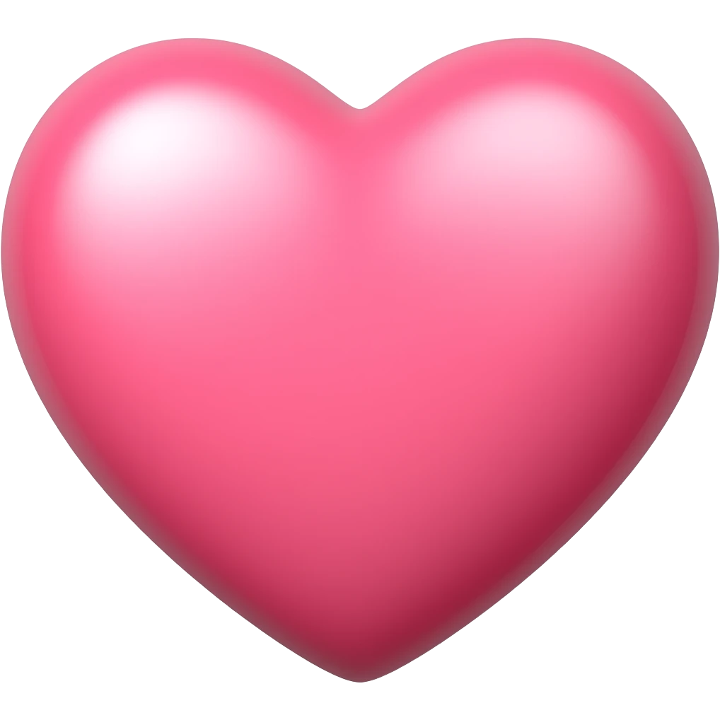 Corazón rosa emoji
