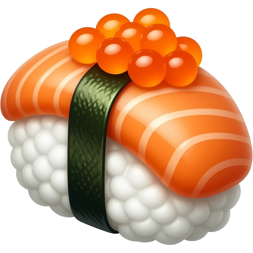 sushi caviar emoji
